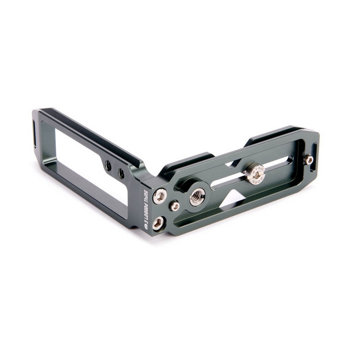 3 Legged Thing QR11-FBG 2.0, L-Winkel 115 x 125 x 38 mm für Vollformat-DSLRs, kompatibel mit Arca-Swiss - Grau