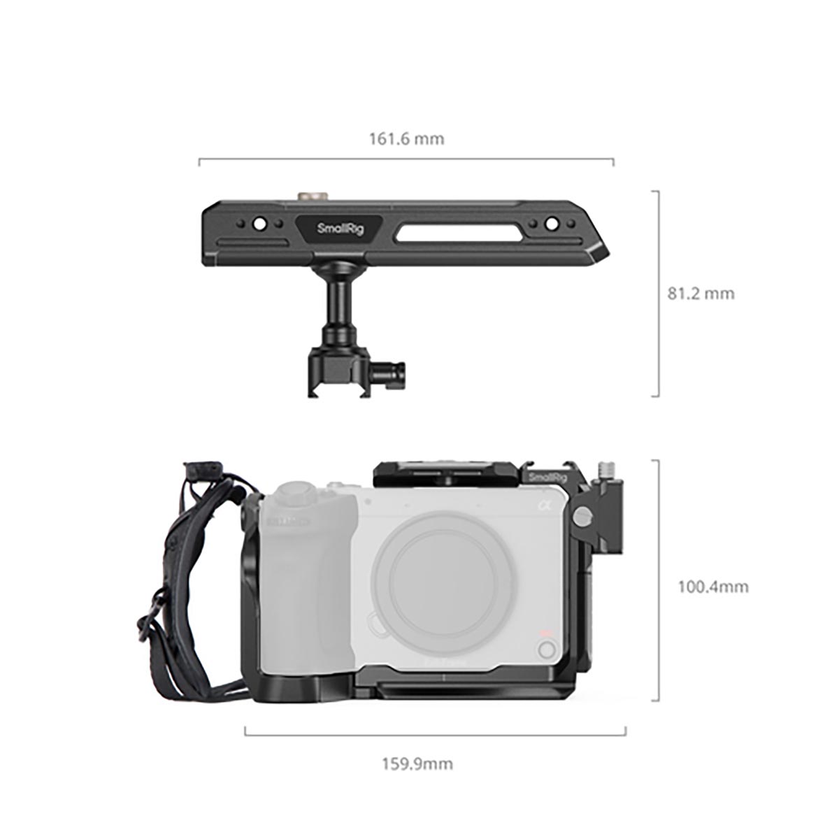 SmallRig 5589 Basic Cage Kit für Sony FX2