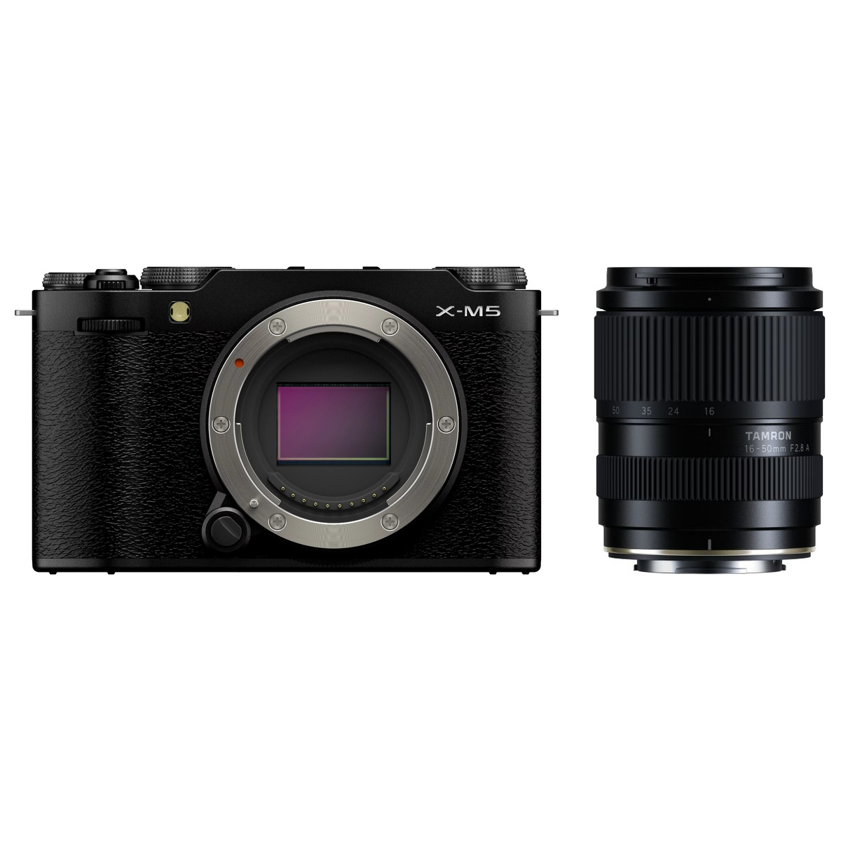 Fujifilm X-M5 Schwarz + Tamron 16-50 mm 1:2,8 A für Fuji X