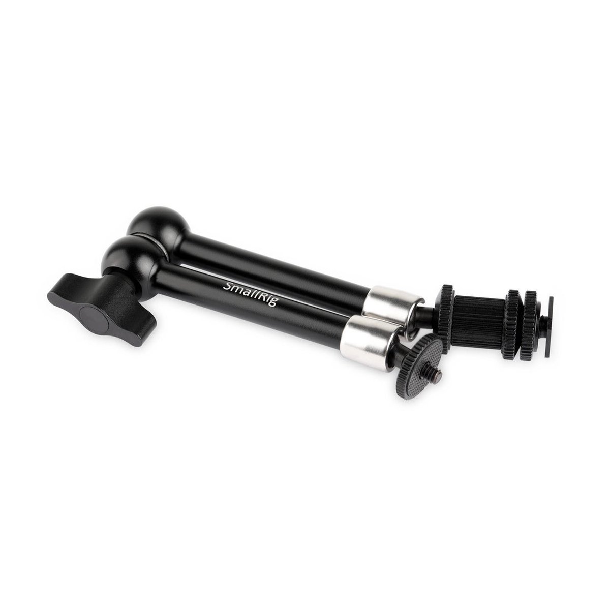 SmallRig 1498B Gelenkarm 11" mit Rosette - SmallRig Magic Arm, Seitenansicht mit Gelenk und Montagegewinde