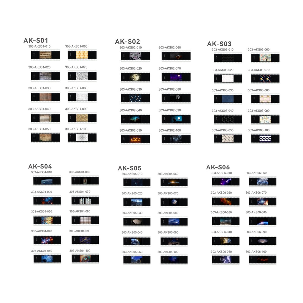 Godox Slide Filter Full Set (60 pcs)