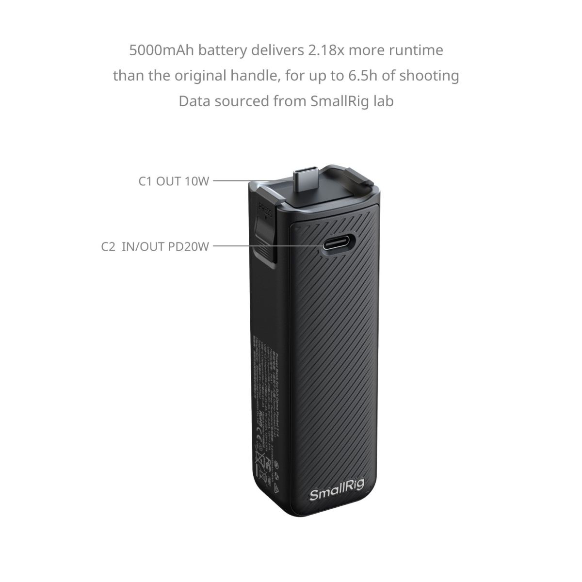 SmallRig 6713 Power Bank für DJI Osmo Pocket 3/4/4P