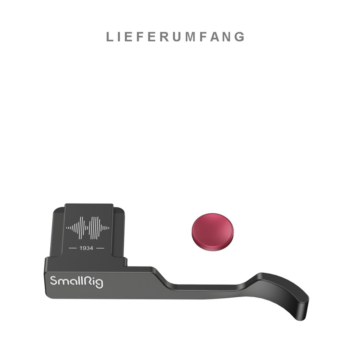 SmallRig 4559 Daumen-Griff schwarz für Fujifilm X100VI / X100V - LIEFERUMFANG