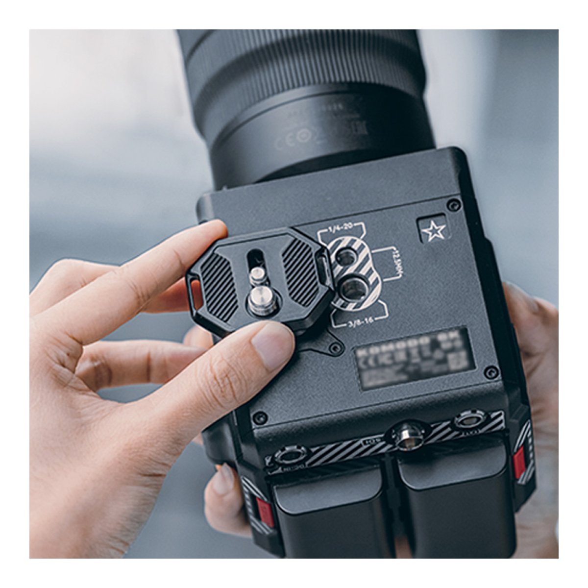 Falcam F38 Quick Release dual screw thread plate V2 2969A