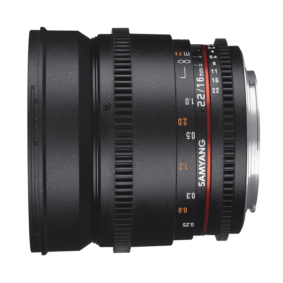 Samyang MF 16 mm 1:2,2 Video II für Canon EF-S