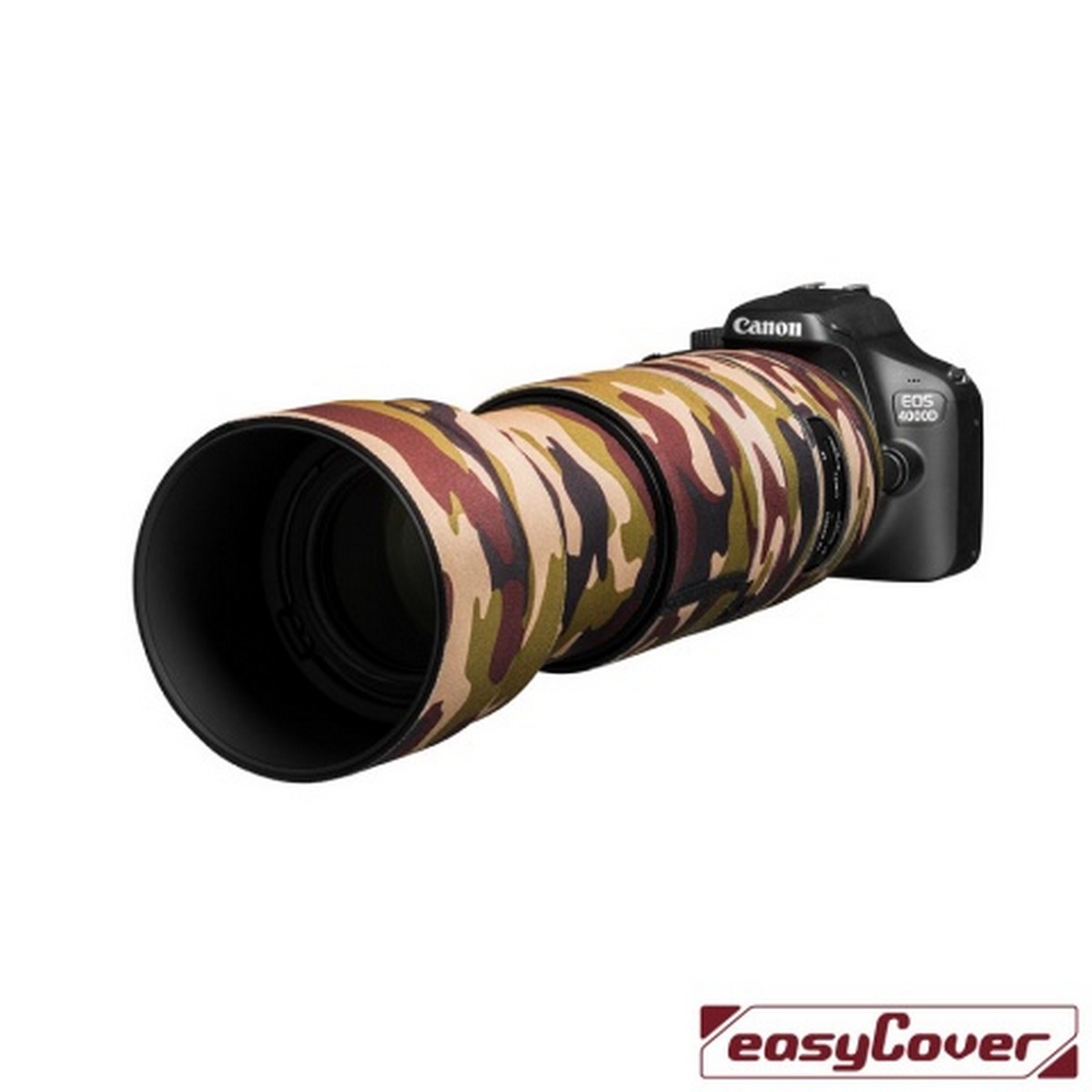 Easycover Lens Oak Objektivschutz für Tamron 100-400 mm 1:4,5-6,3 Di VC USD (Model A035) Braun Camouflage