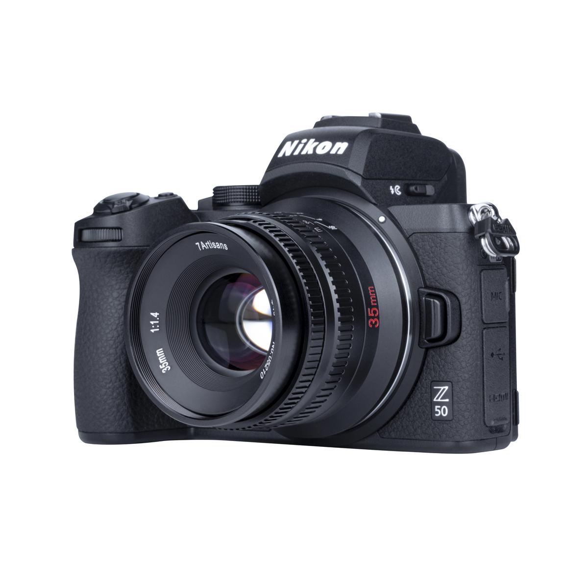 7Artisans 35mm f/1,4 für Nikon Z (APS-C)