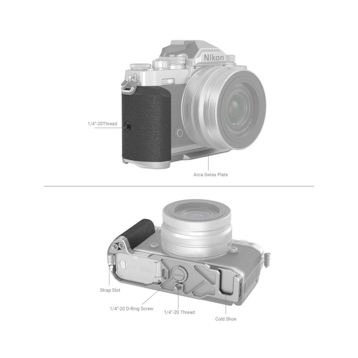 SmallRig 3840 L-Form Griff für Nikon Z FC 