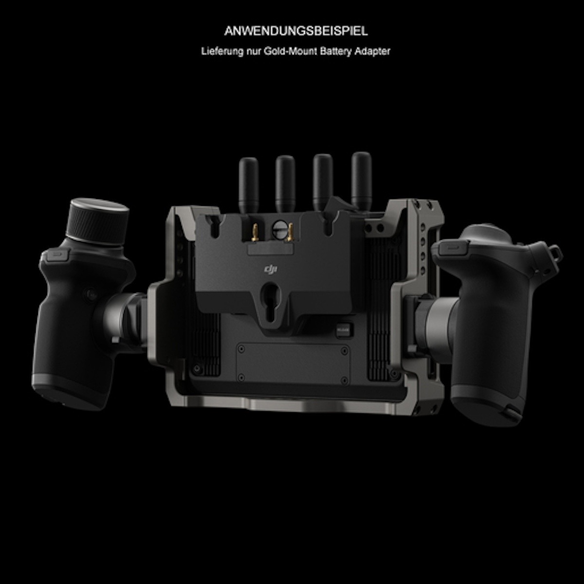 DJI High-Bright Remote Monitor Gold-Mount Akku-Adapter
