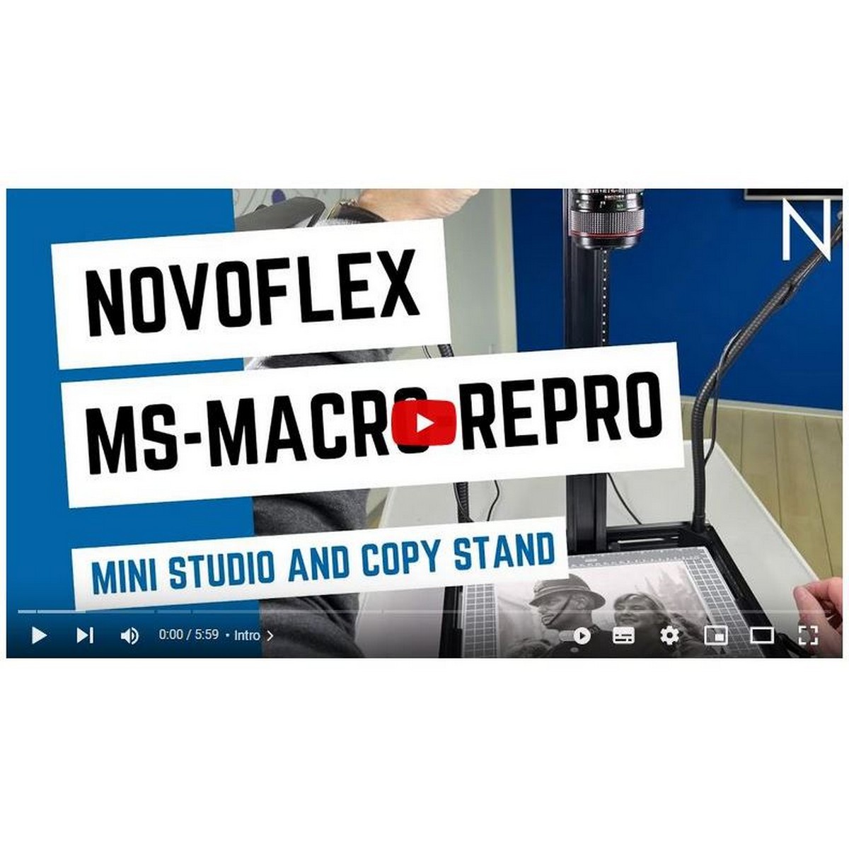 Novoflex Variabler, mobiler Reprostand und Objektträger MS-MR-COP