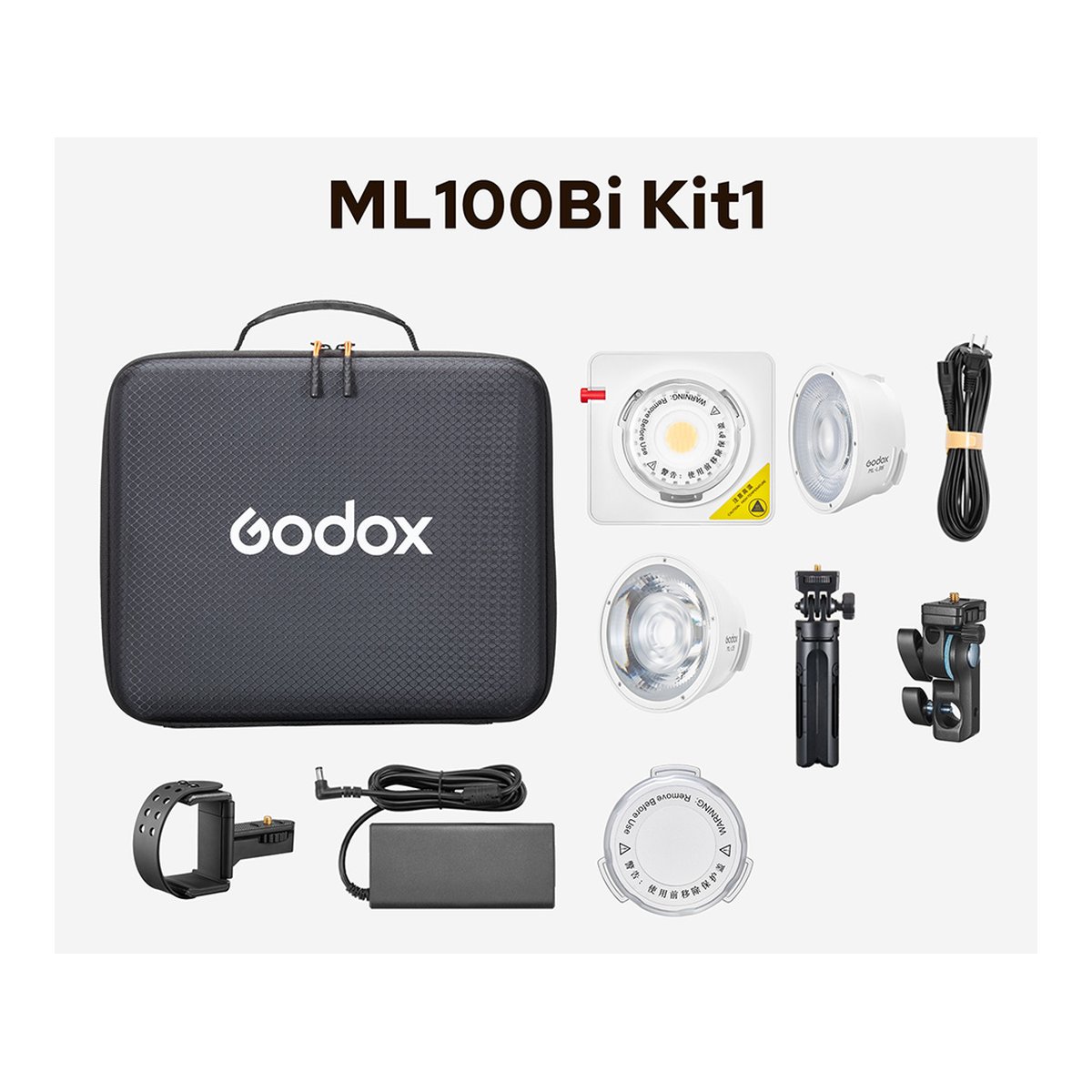 Godox ML100Bi Bi-color LED video light Kit 1