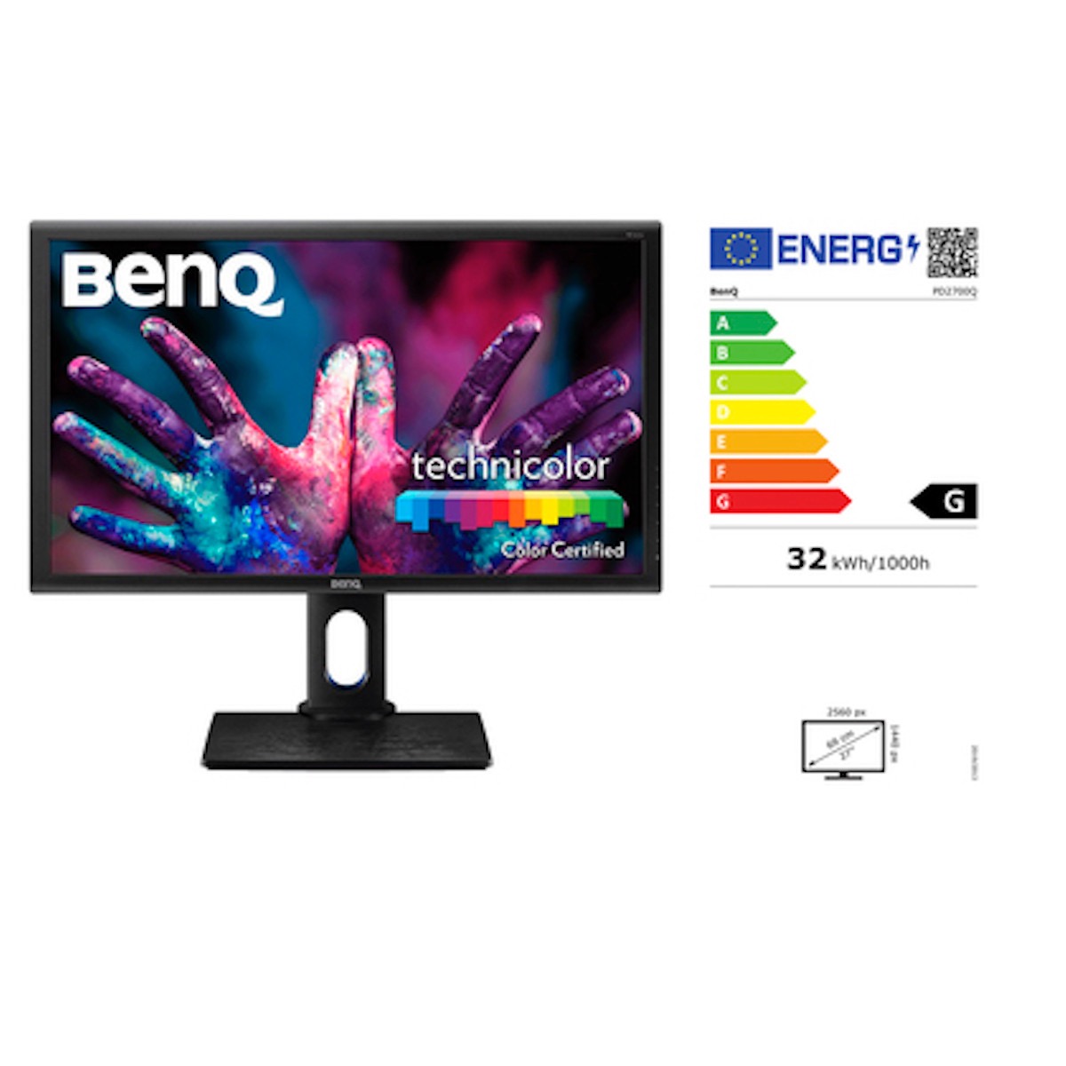 BenQ PD2700Q 69cm 27" sw IPS LCD Monitor