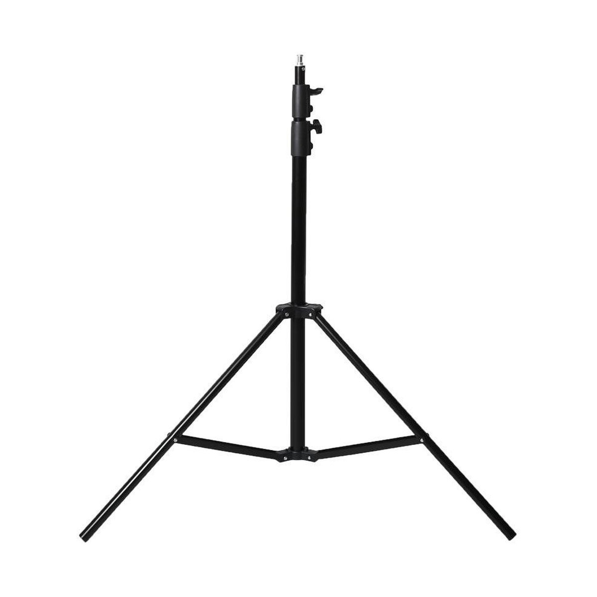 Godox 303 Light Stand - Frontansicht eines schwarzen Lichtstativs
