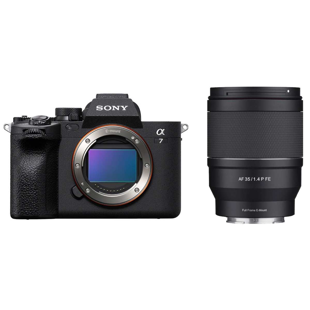 Sony Alpha 7 IV Kit mit Samyang 35 mm 1:1,4 AF P Sony FE