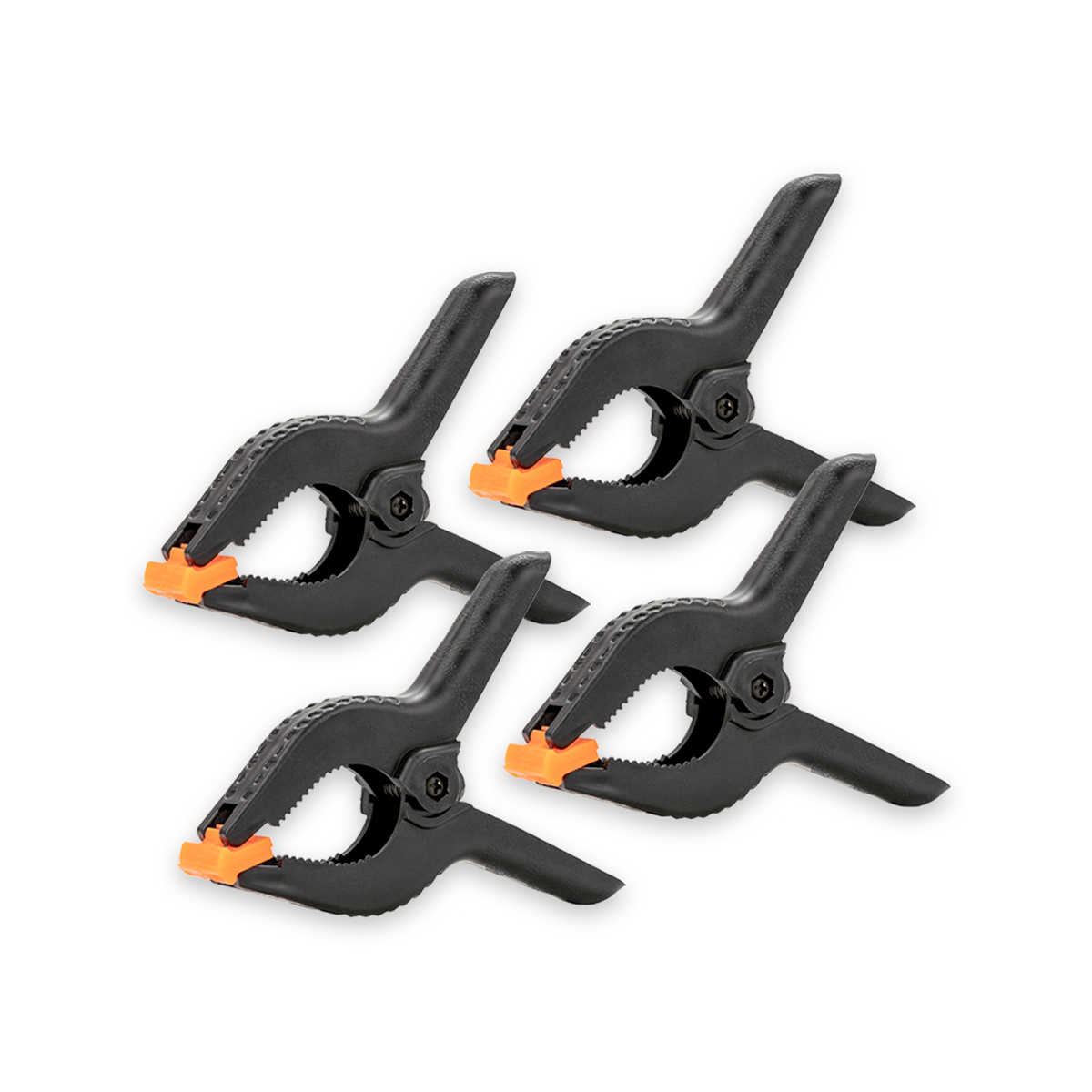 Caruba Hintergrundklemme S 4er Orange