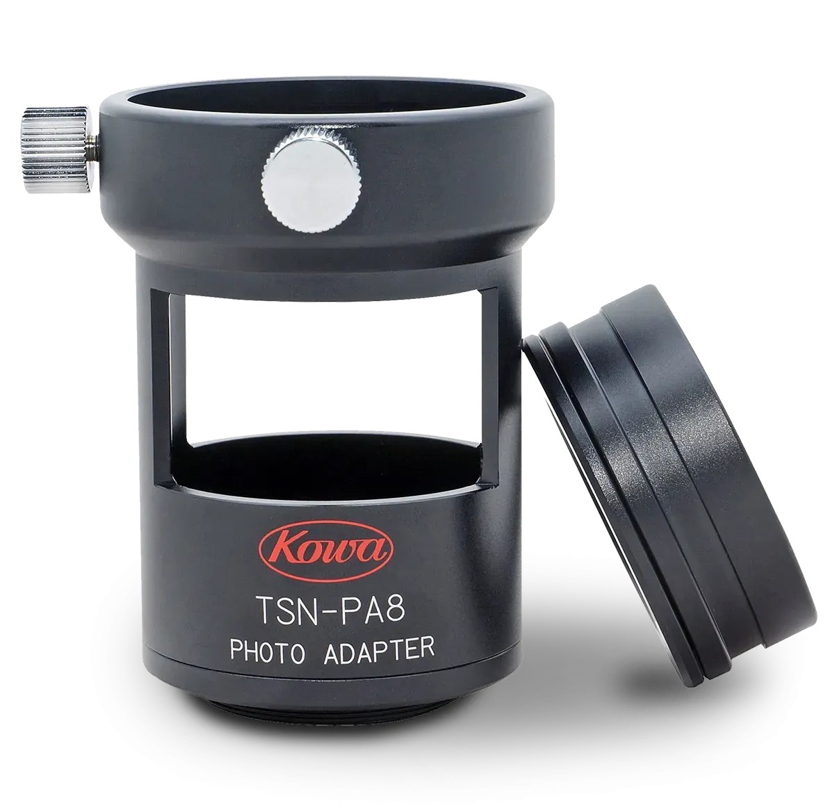 Kowa TSN-PA8 Digiskopie-Adapter für TSN-660M/600/82SV Produktansicht stehend 
