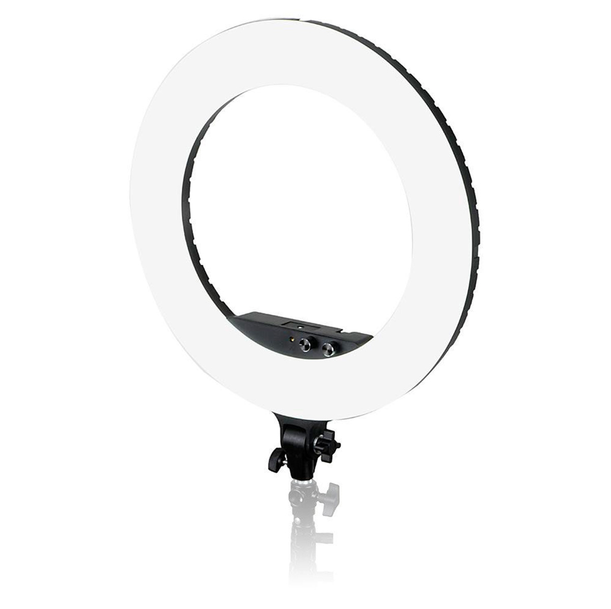 Caruba LED-Ringleuchte 18" Pro Set Schwarz