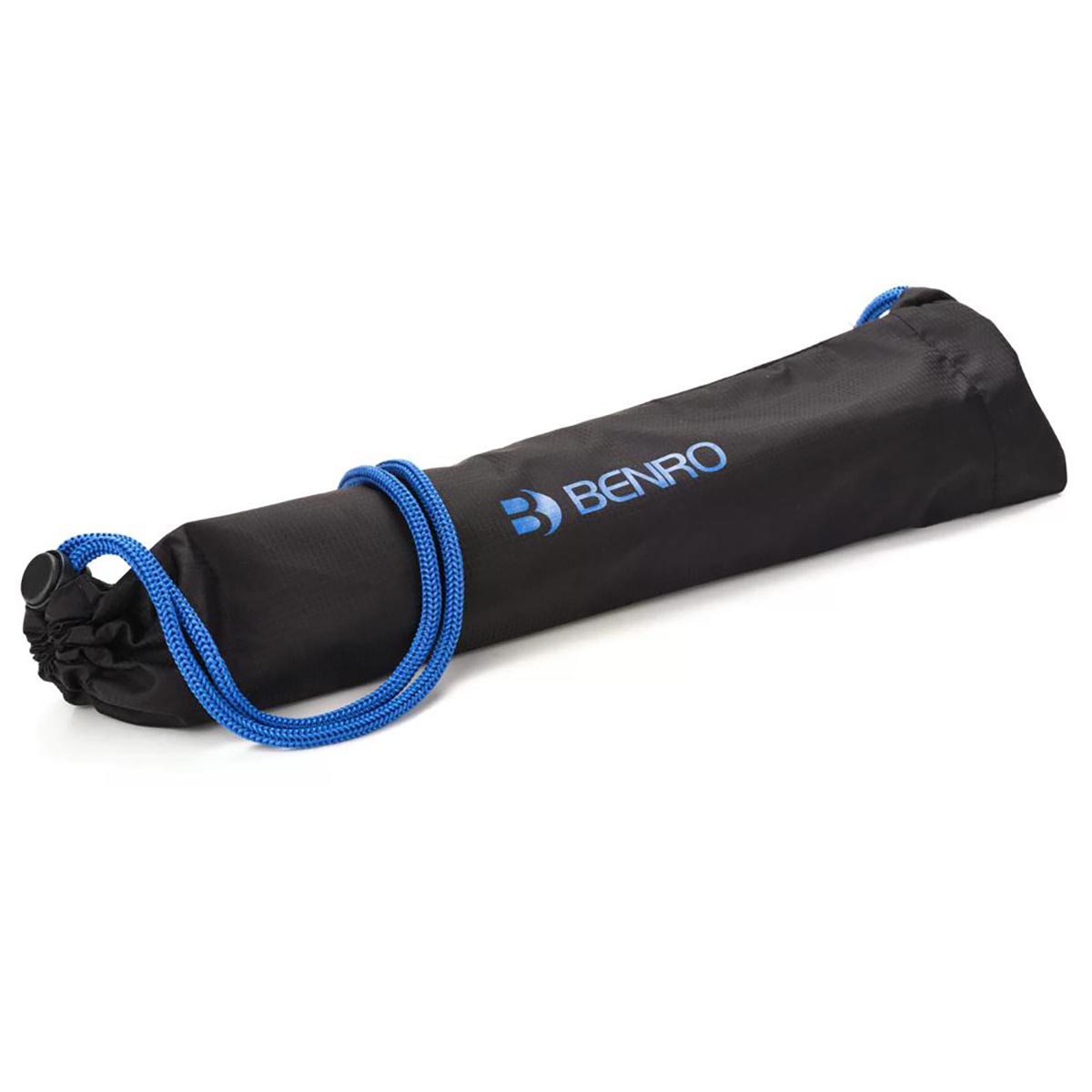 Benro MiniBird 3-Sektionen Carbonfaser-Stativ mit N00P Kopf Ansicht Tasche