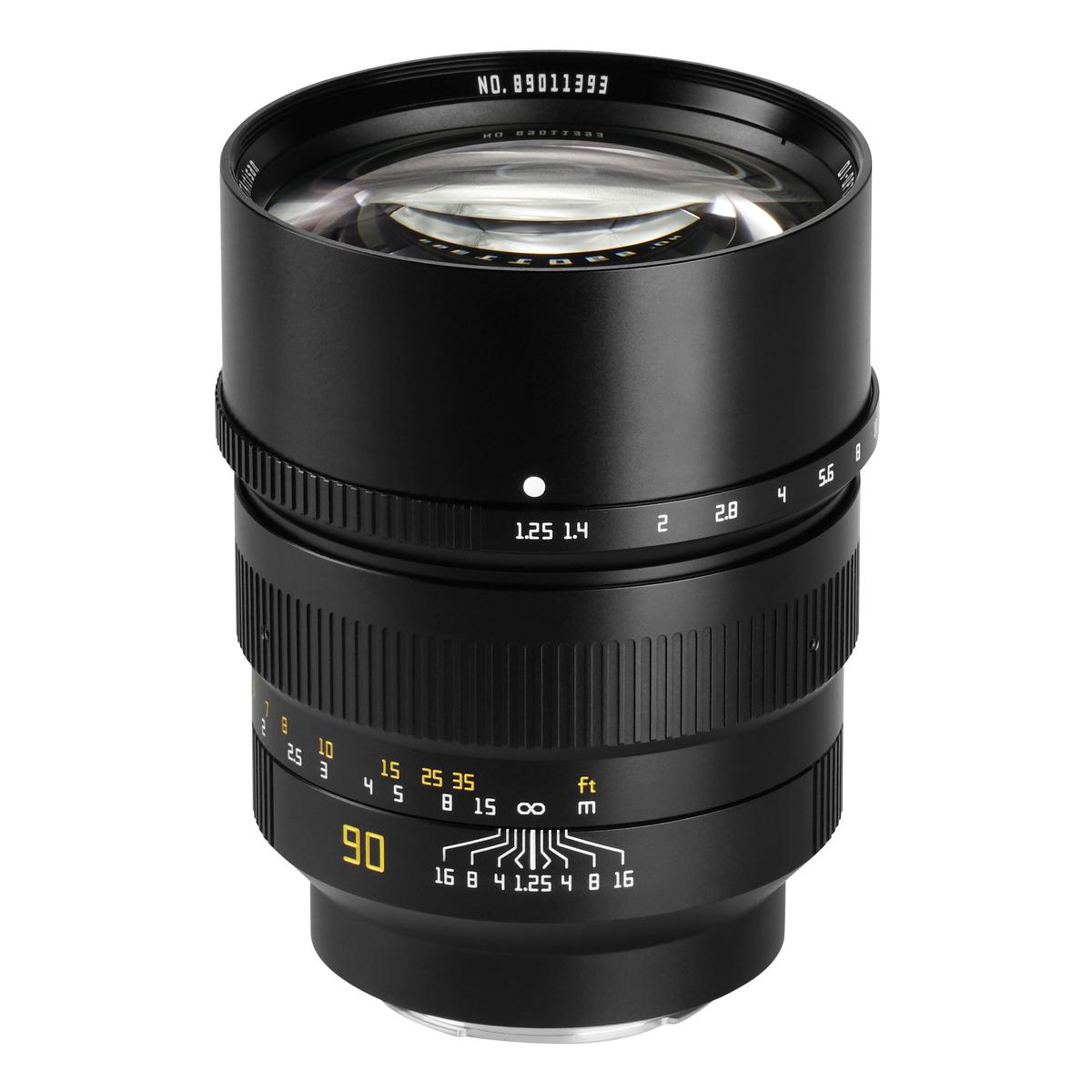 TTArtisan 90mm f/1,25 für Sony E Vollformat