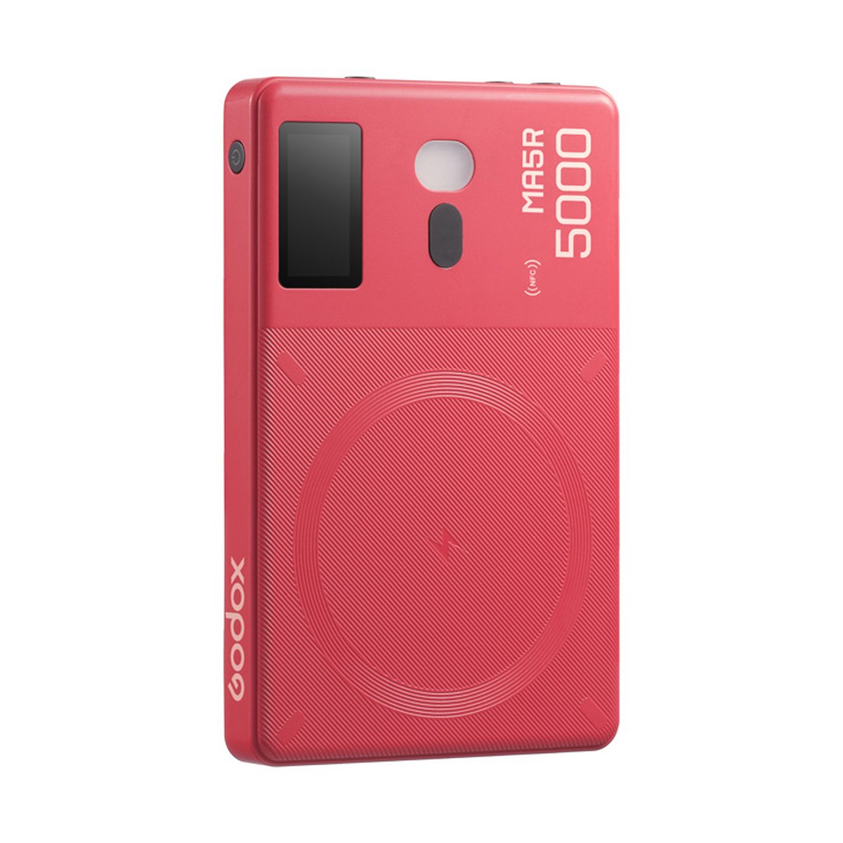 Godox MA5R Mobile Power Bank&RGB LED Light Rood