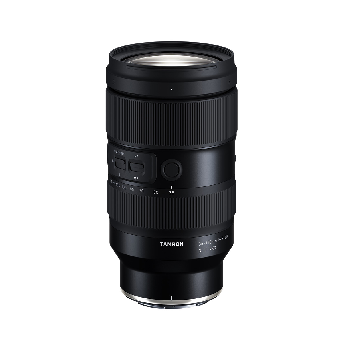 Tamron 35-150 mm 1:2,0-2,8 Di III VXD Nikon Z Frontalaufnahme des Tamron 35-150 mm 1:2,0-2,8 Di III VXD Nikon Z