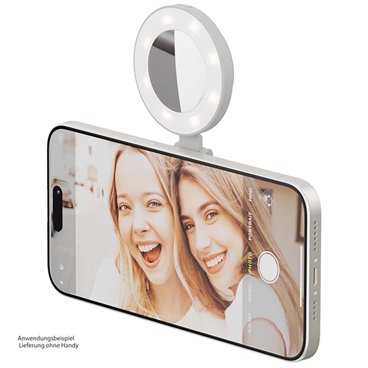 ShiftCam SnapPocket Light Stone magnetisches LED-Ringlicht