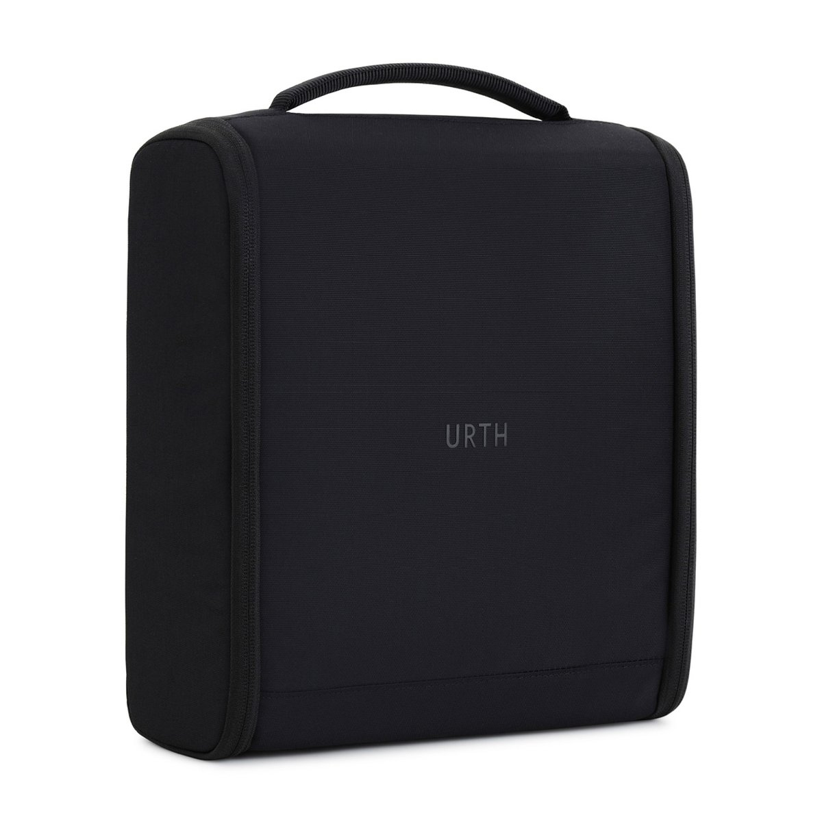 Urth Norite Camera Insert (Schwarz) - Frontansicht: Schwarze Urth-Pouch mit dezentem Logo