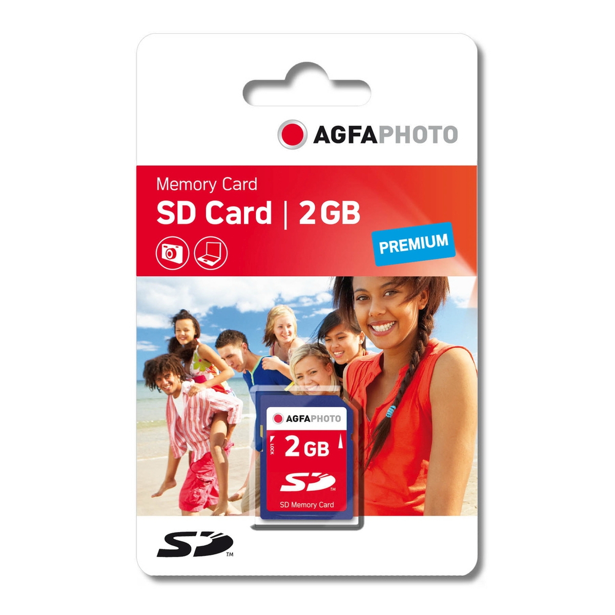 AgfaPhoto 2 GB SD Karte Premium