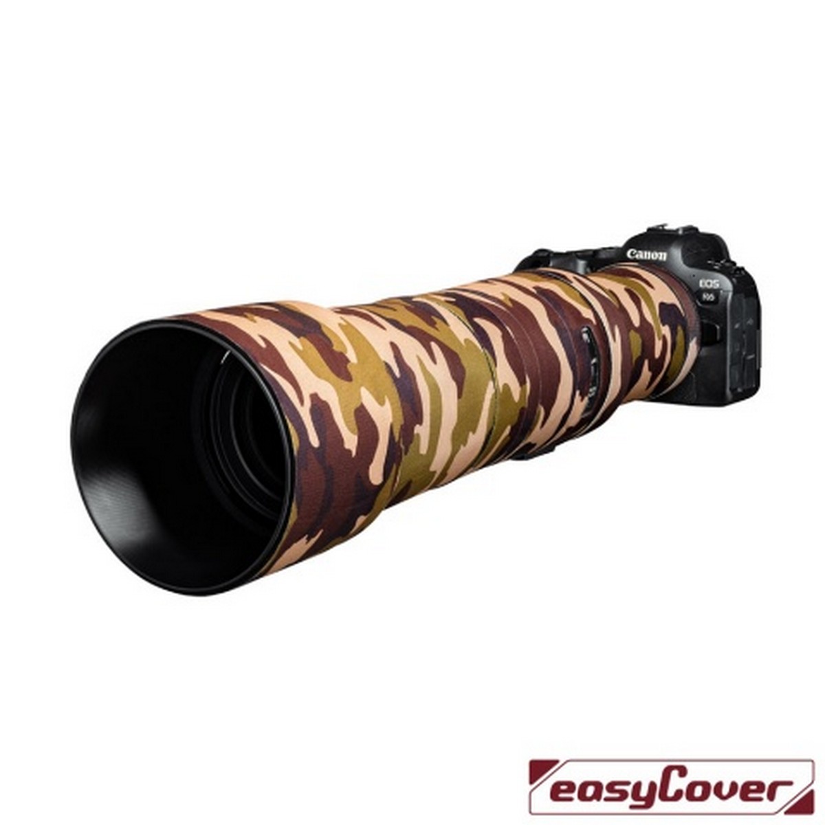 Easycover Lens Oak Objektivschutz für Canon RF 800 mm 1:11 IS STM Braun Camouflage