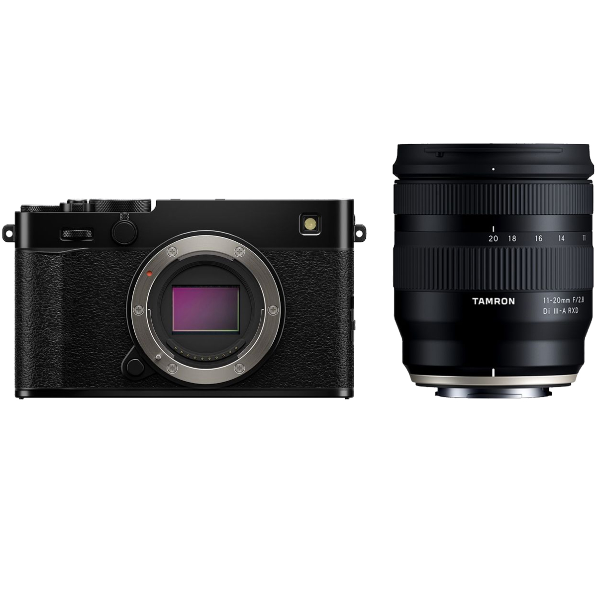 Fujifilm X-E5 Schwarz + Tamron 11-20 mm 1:2,8 Di III-A RXD Fuji X