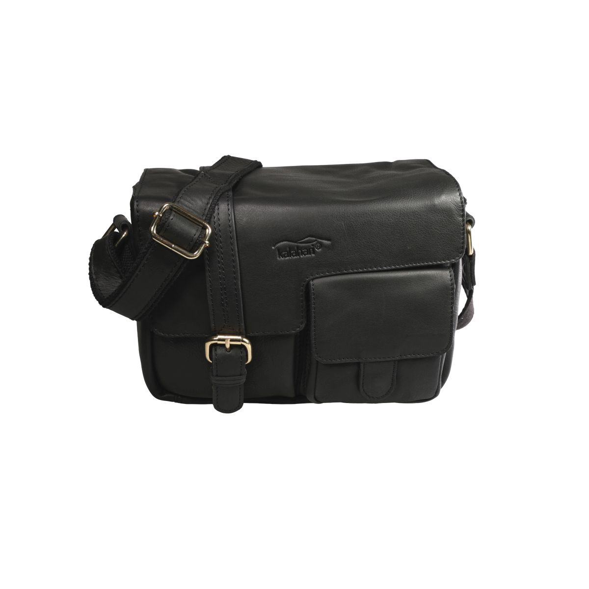 Kalahari KAAMA LS-31 Fototasche Nappaleder Schwarz