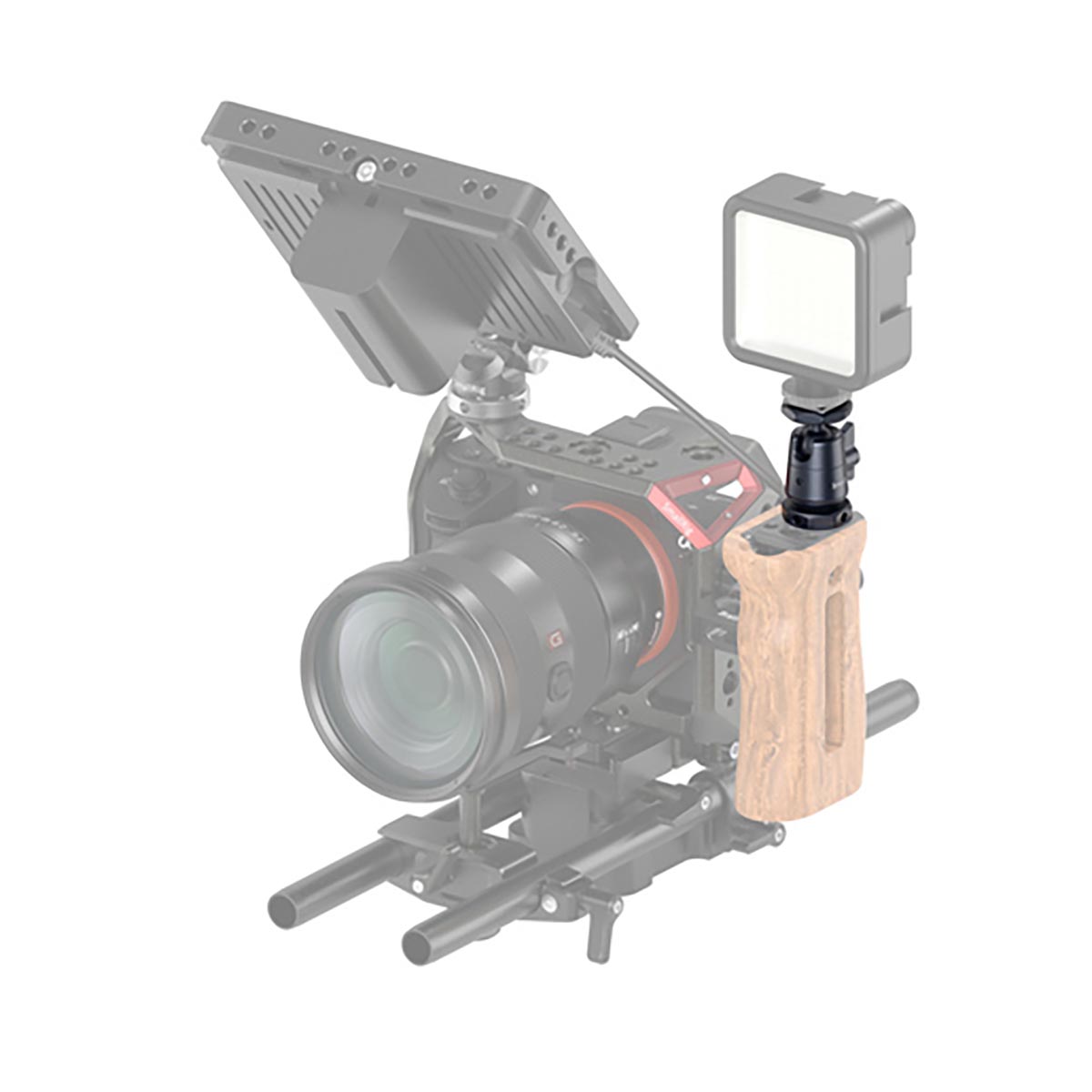 SmallRig 2948B Mini-Kugelkopf mit abnehmbarer Cold Shoe Halterung (2 St.)