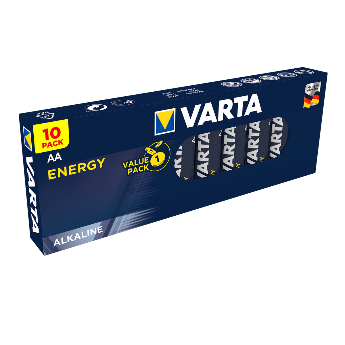 Varta Energy Mignon AA 10er Pack Batterie Varta Energy Mignon AA 10er Pack Batterie