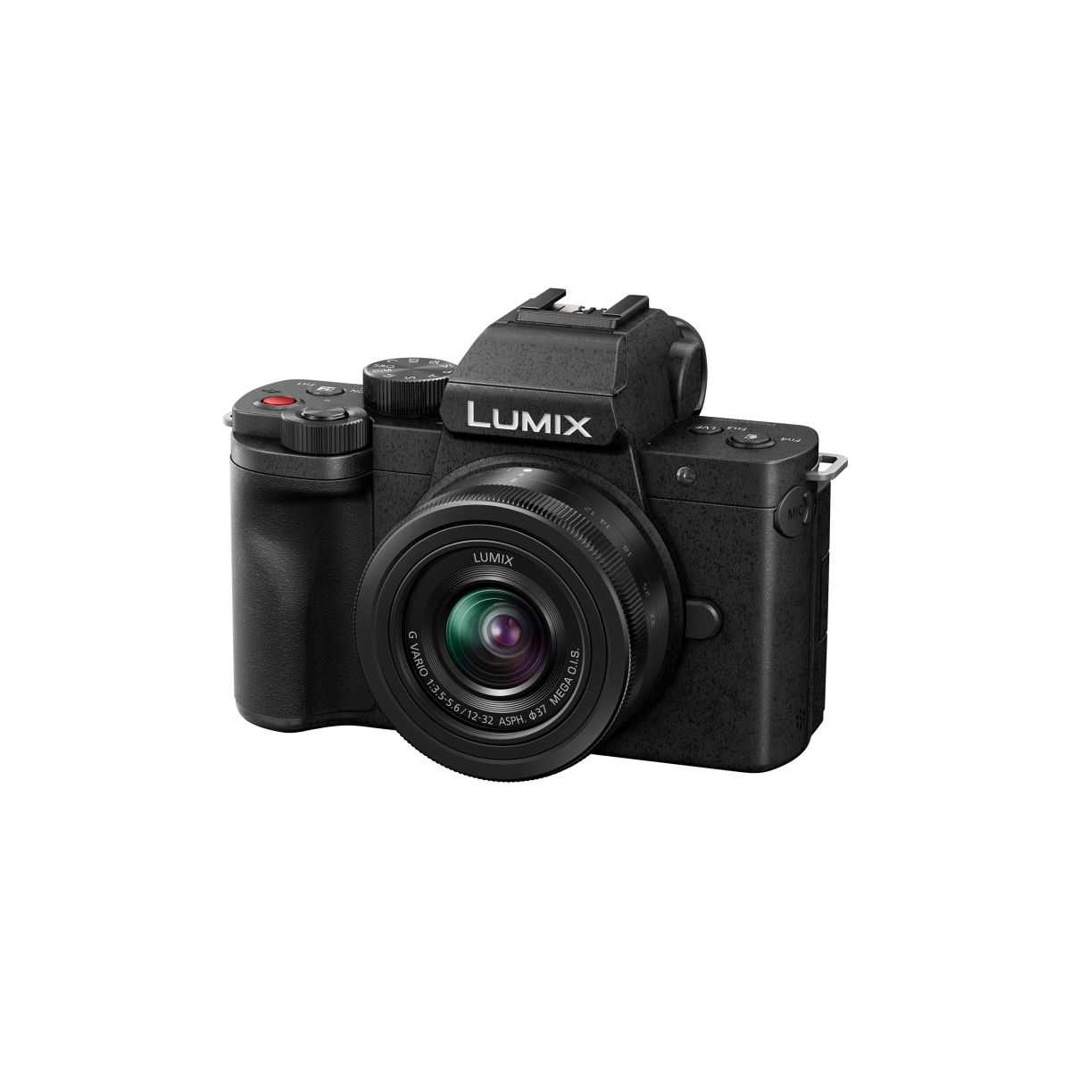 Panasonic Lumix DC-G 100 D + Panasonic 12-32 mm HF-S + Griff