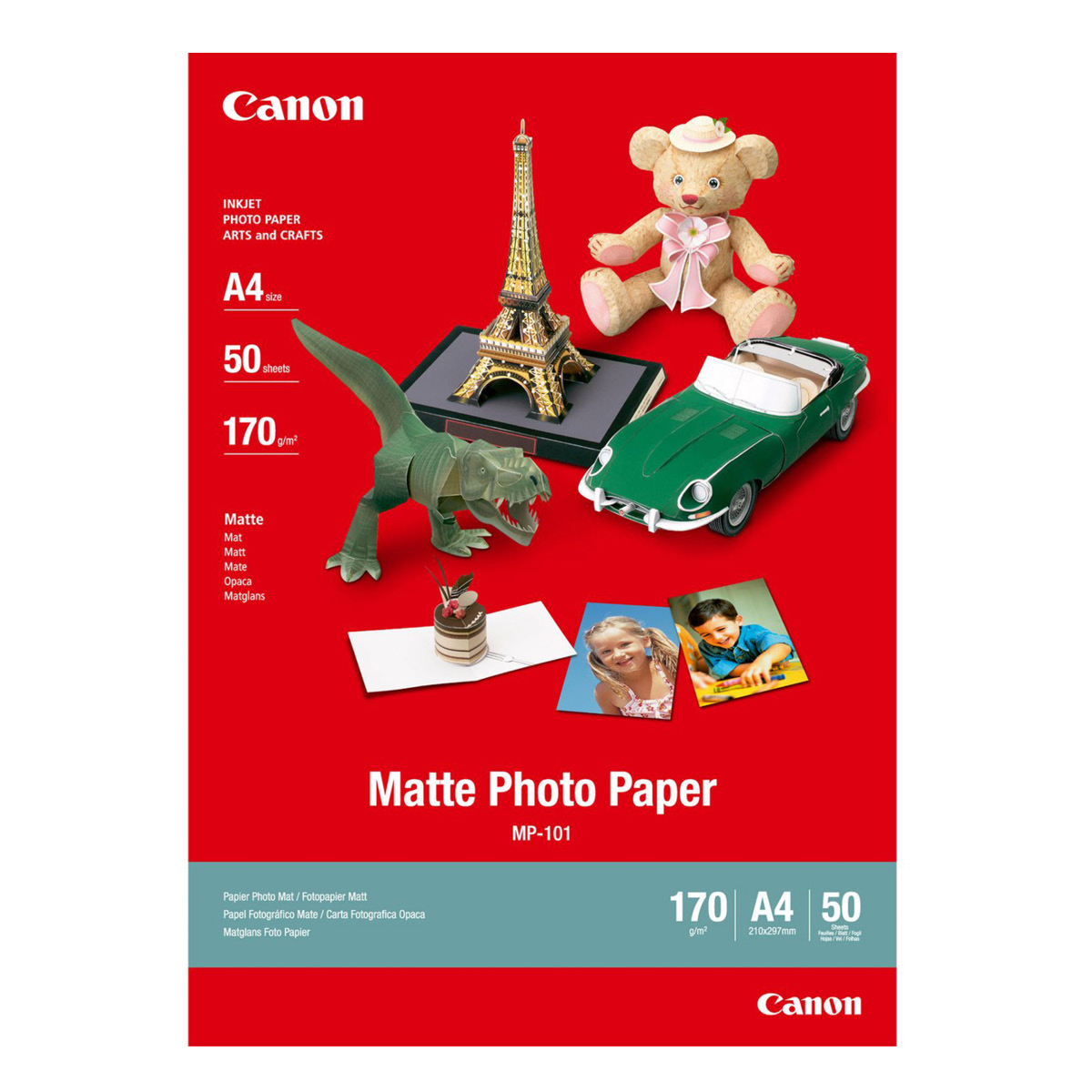 Canon MP-101 Fotopapier matt A4 50 Blatt 170g/m² Canon MP-101 Fotopapier matt A4 50 Blatt 170g/m²