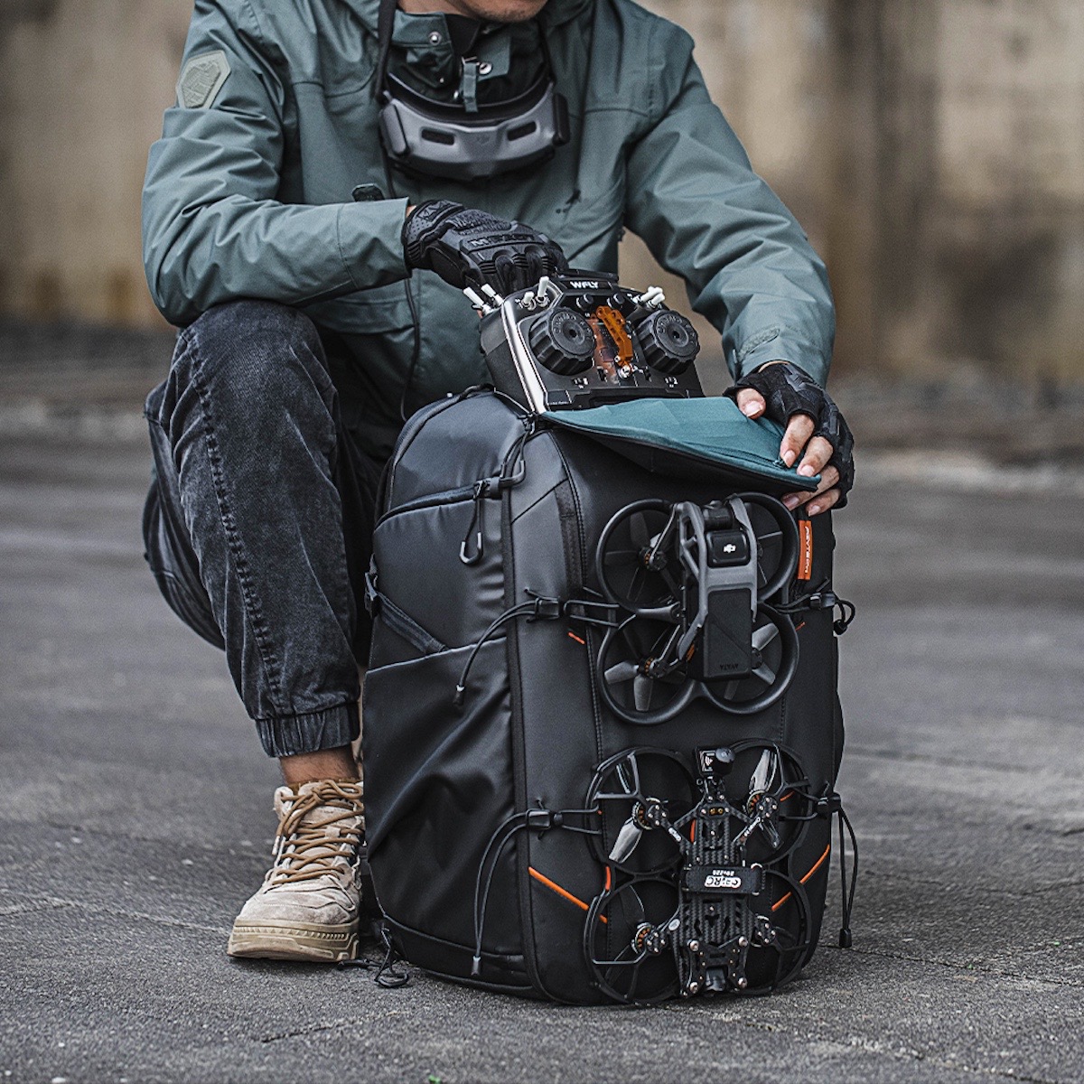 PGYTech OneMo FPV Rucksack 30 l (Space Black)