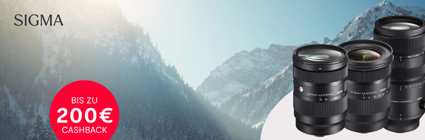 Sigma Objektive kaufen und Cashback erhalten