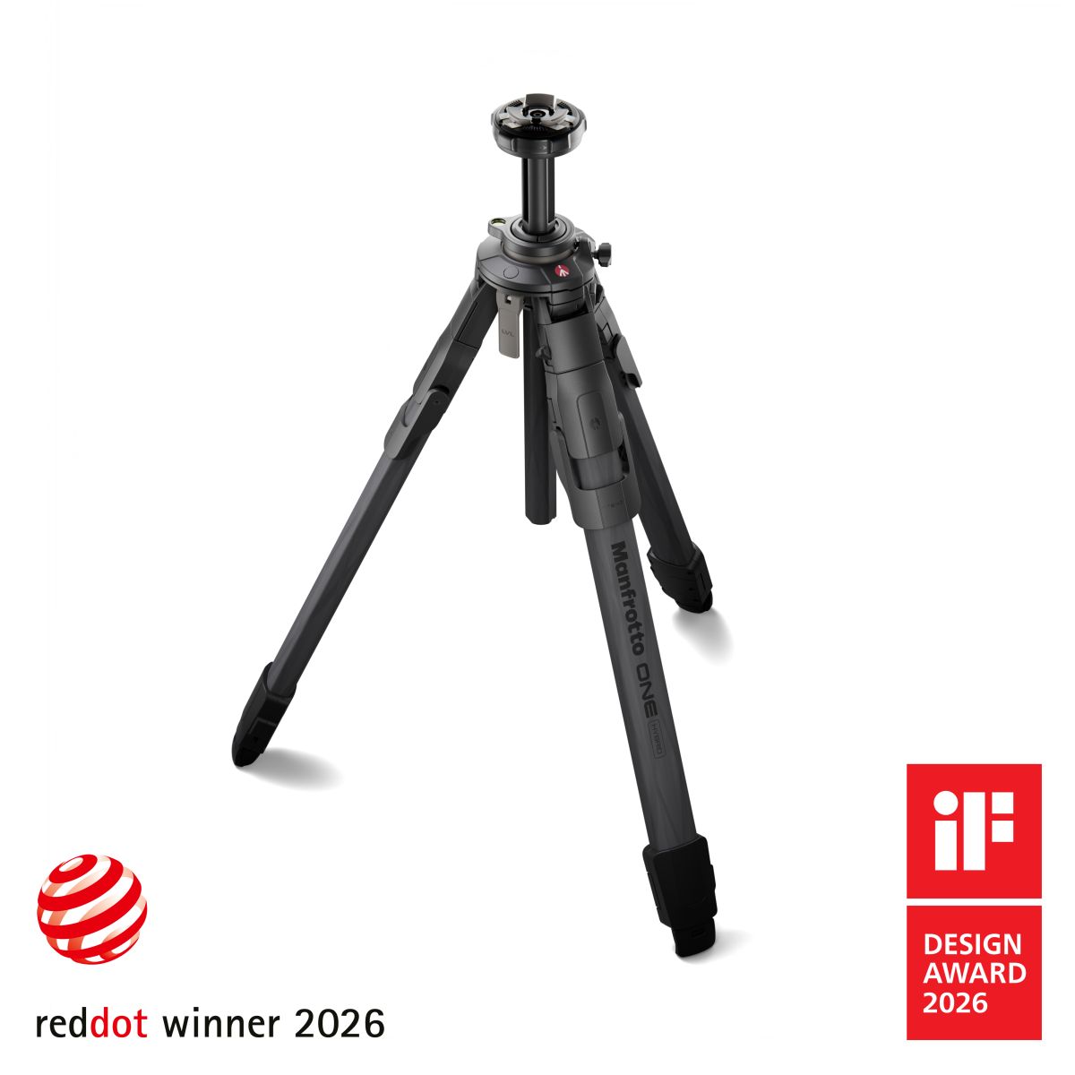 Manfrotto One Carbon Hybrid Tripod Xchange Foto- und Videostativ