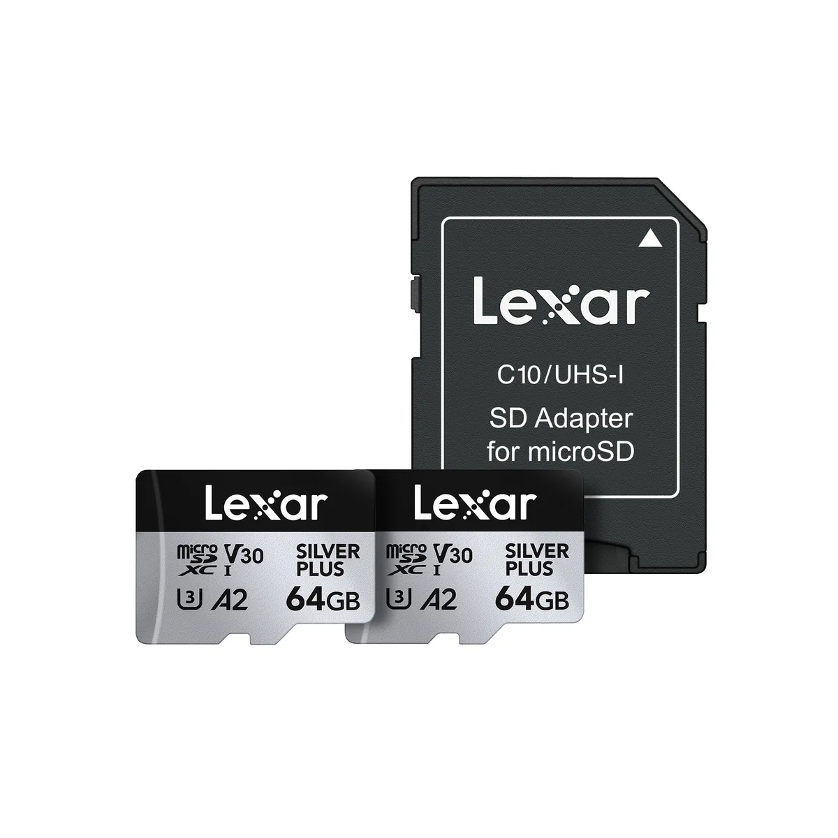 Lexar Micro SDXC Silver Plus 2x 64GB Lexar Micro SDXC Silver Plus 2x 64GB