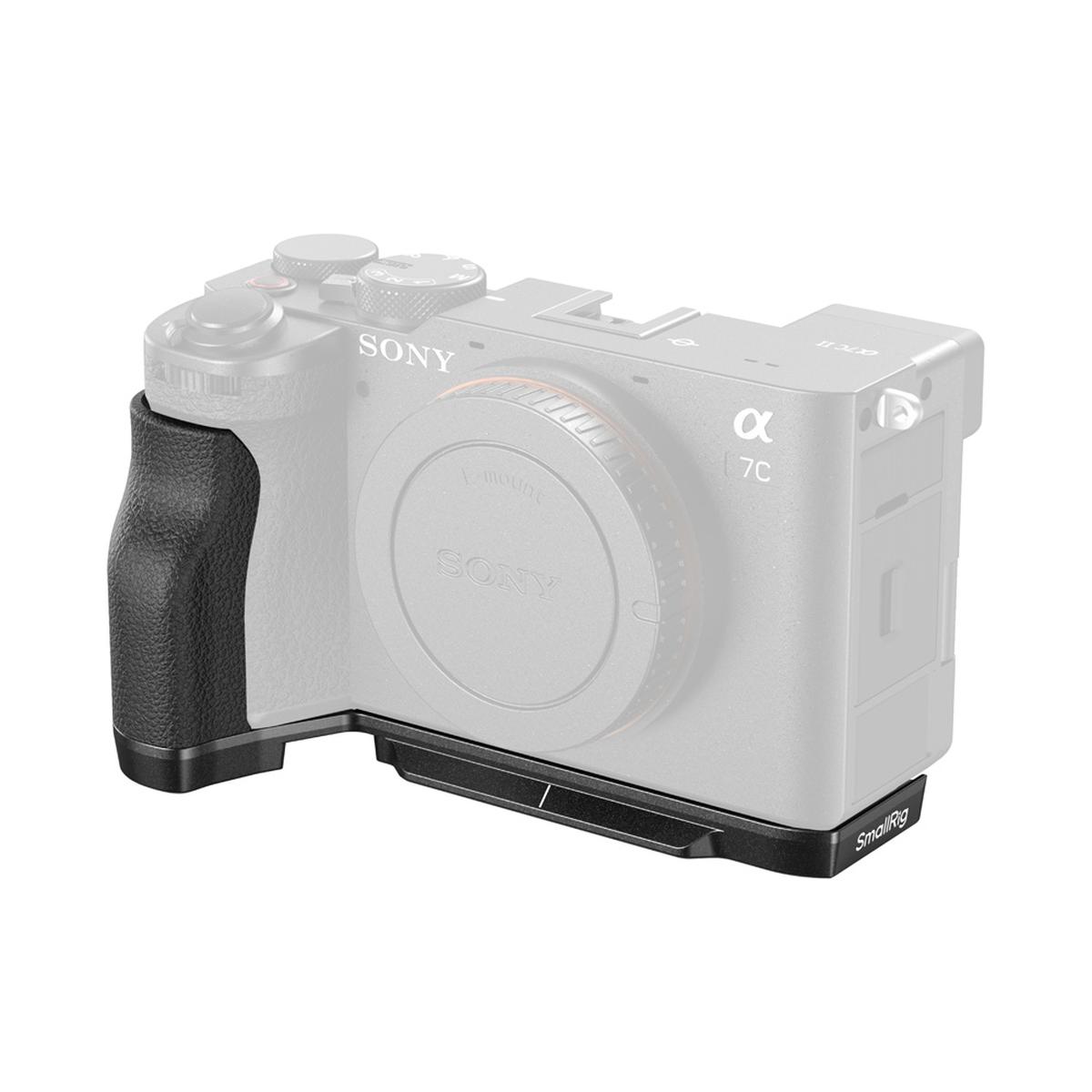 SmallRig 4797 L-Shape Mount Plate with Silicone Handle for Sony Alpha 7C II / Alpha 7CR