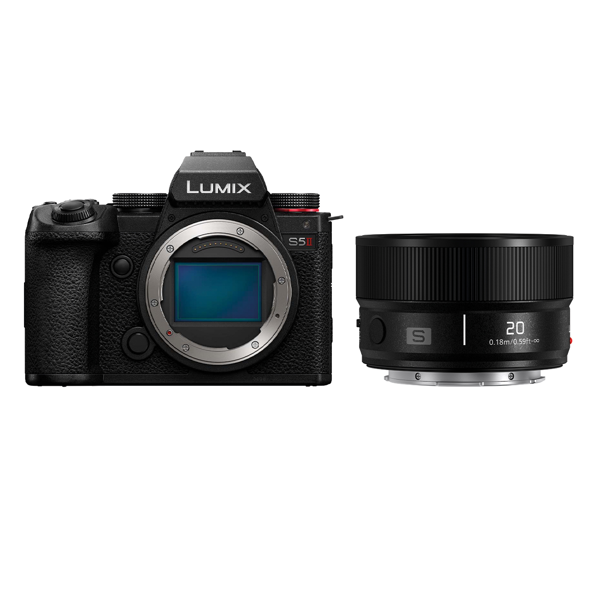 Panasonic Lumix S5 II Vollformat mit S 20mm 1:2,5 Objektiv