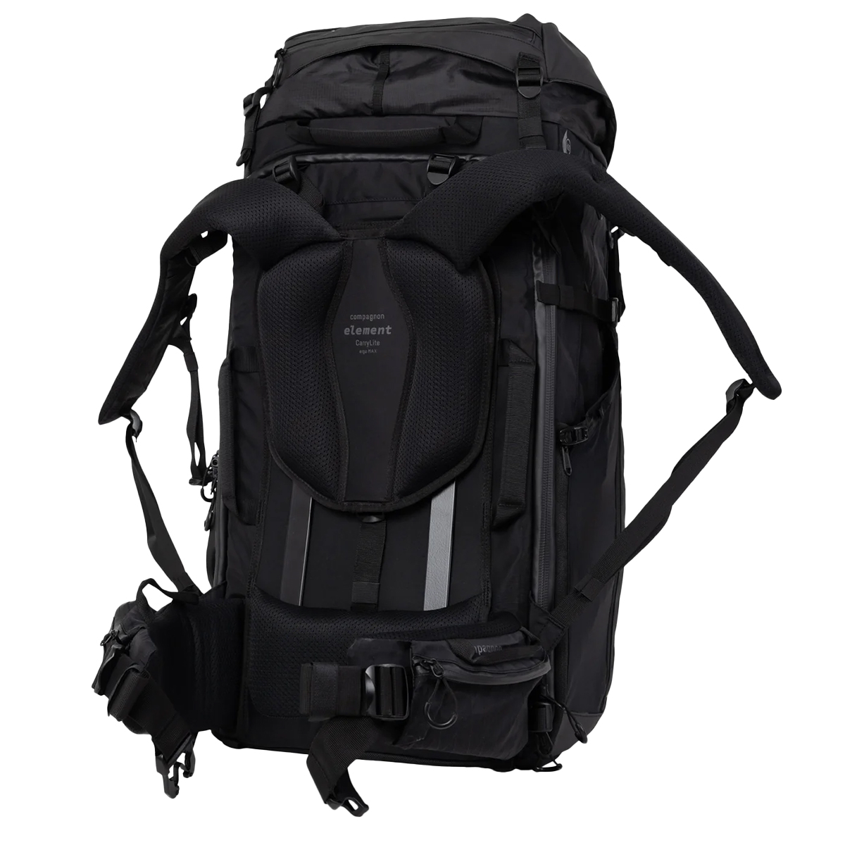 Compagnon Element Trekkpack 75L komplett Set Schwarz