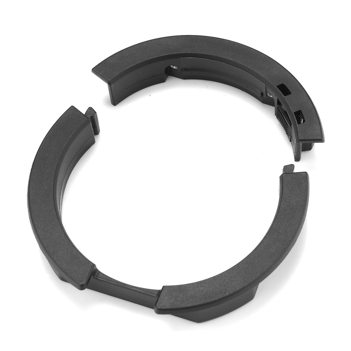 Godox AD300 PRO Adapter Ring AD-AB - Detailansicht des geöffneten, schwarzen Befestigungsrings