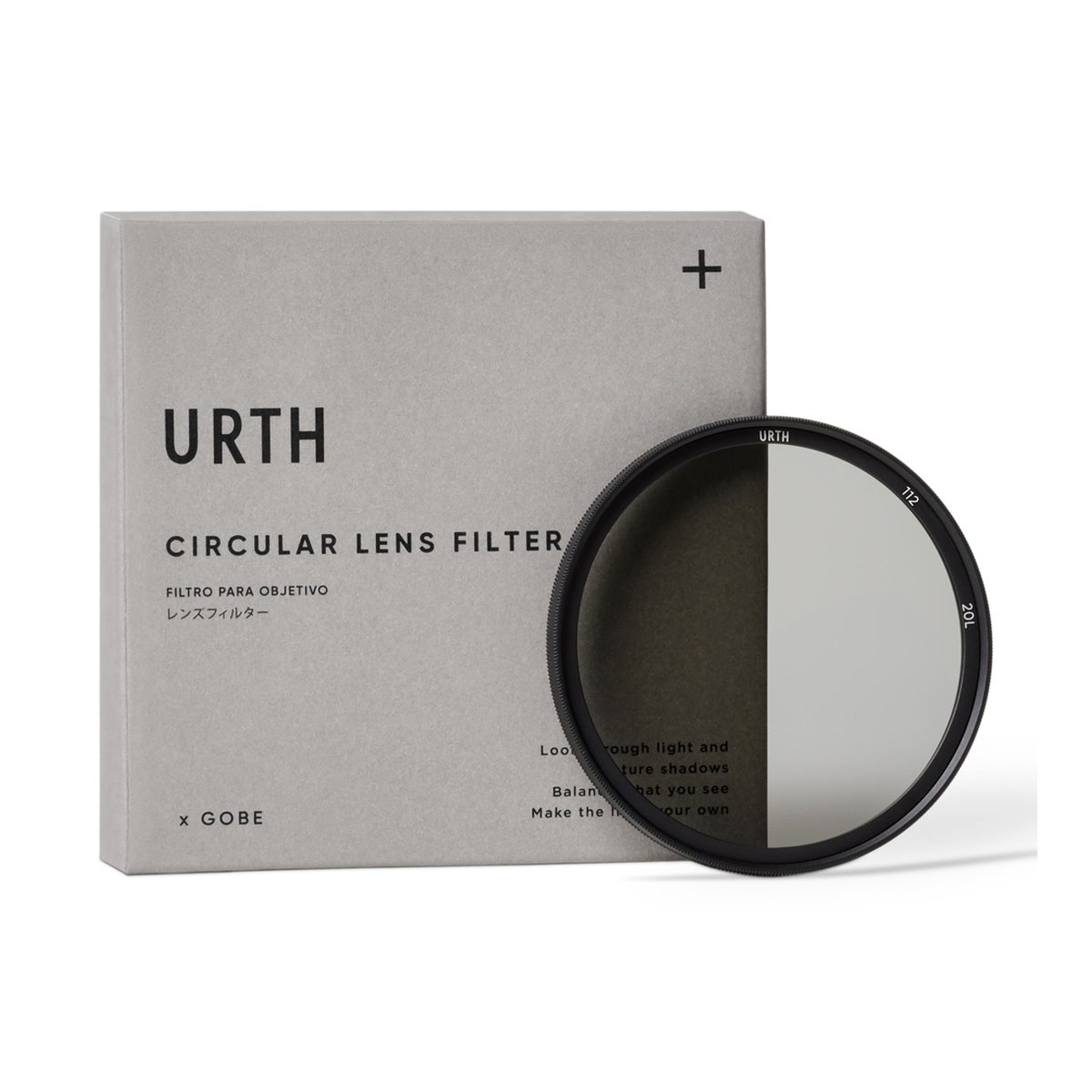 Urth 112mm Circular Polarizing (CPL) Objektivfilter (Plus+) - Lieferumfang: Urth Circular Lens Filter und Produktverpackung