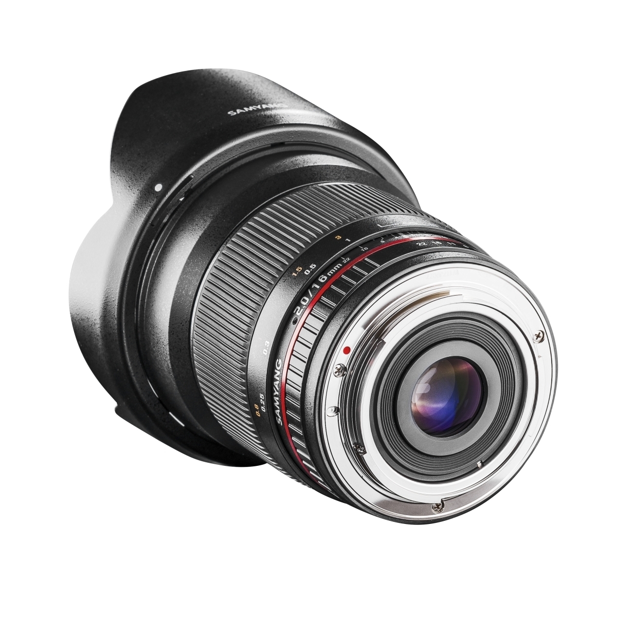Samyang MF 16 mm 1:2,0 für Canon EF-S