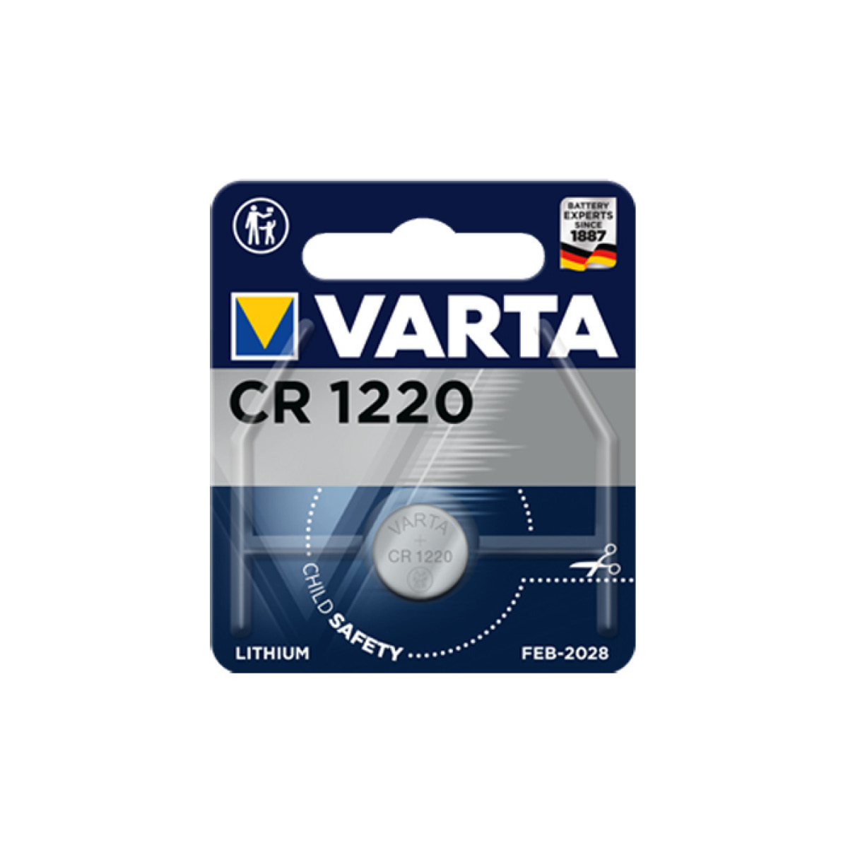 Varta Electronics CR 1220 Knopfzelle