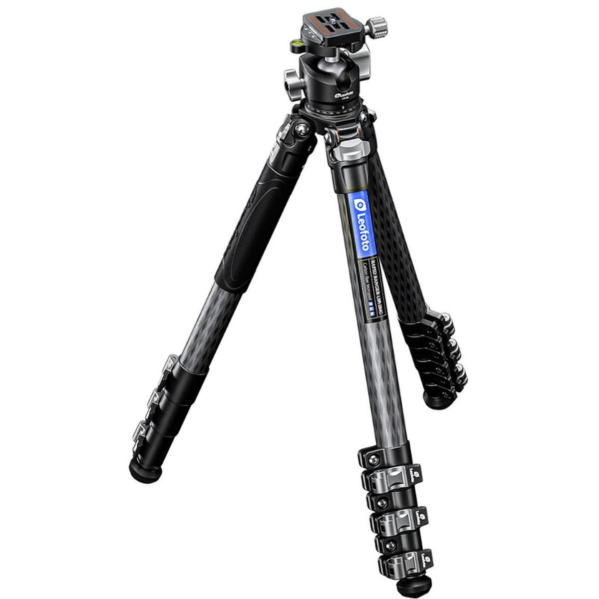 Leofoto Carbon-Dreibeinstativ LSR-284C Rapid Ranger mit Beinklemmen + Ballhead LH-30 Leofoto Carbon-Dreibeinstativ LSR-284C Rapid Ranger mit Beinklemmen + Ballhead LH-30