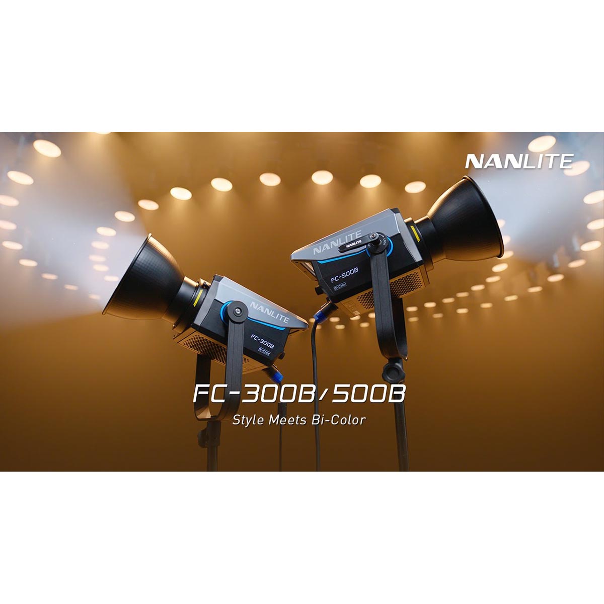 Nanlite FC-500B Bi-Color Reportage- und Studio-Scheinwerfer