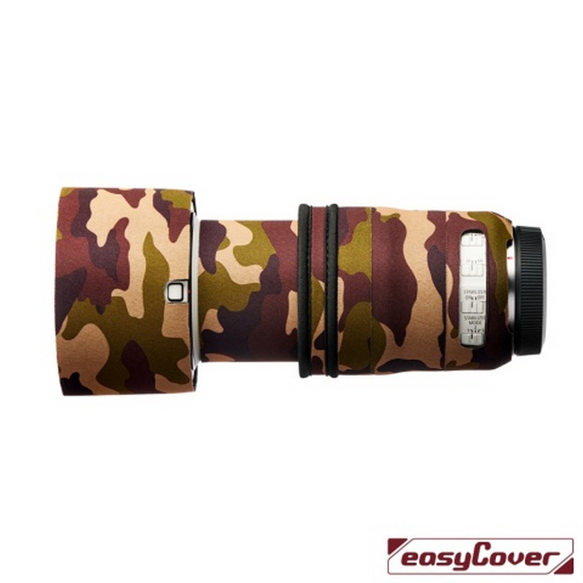 Easycover Lens Oak für Canon RF 70-200 mm 1:4L IS USM Braun Camouflage 
