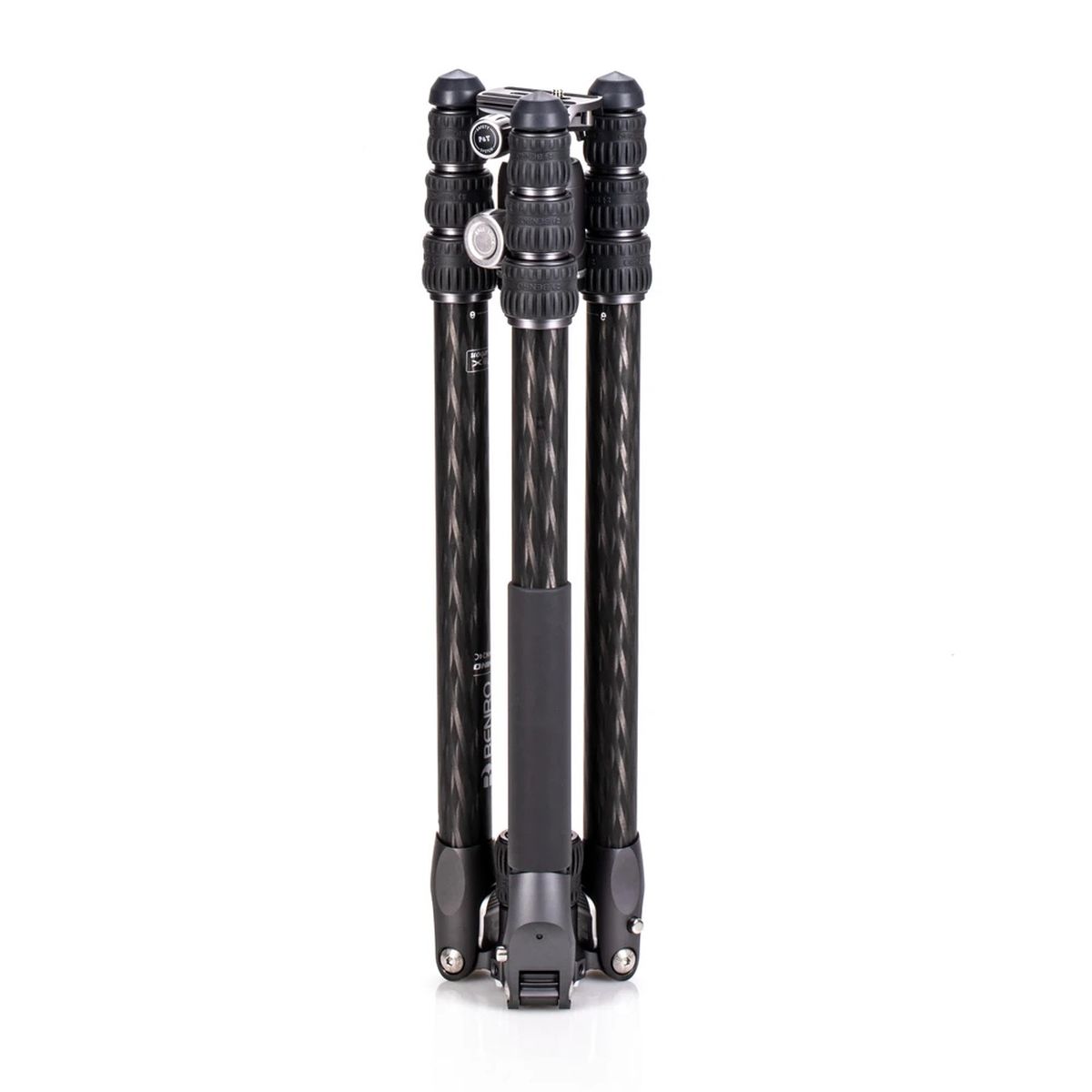 Benro Rhino Series Carbon Faser FRHN24C + VX25 Stativkit Gesamtansicht komplett zusammengeklappt